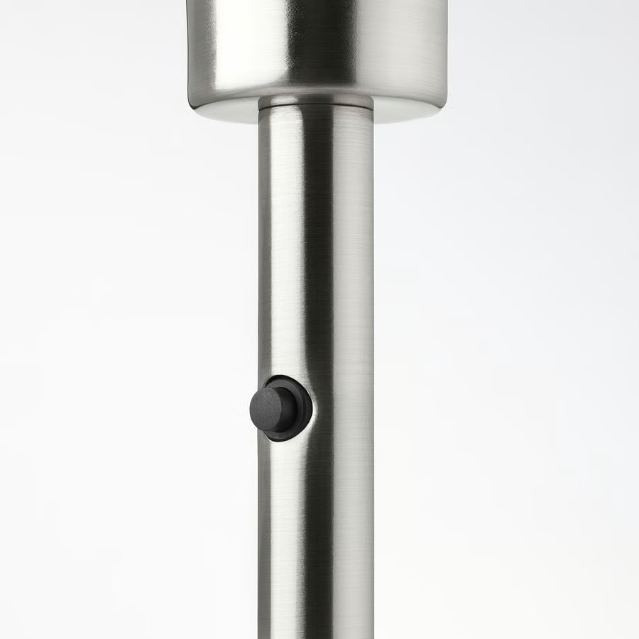 IKEA Lámpara de Pie Niquelada RINGSTA /SKAFTET (42cm)