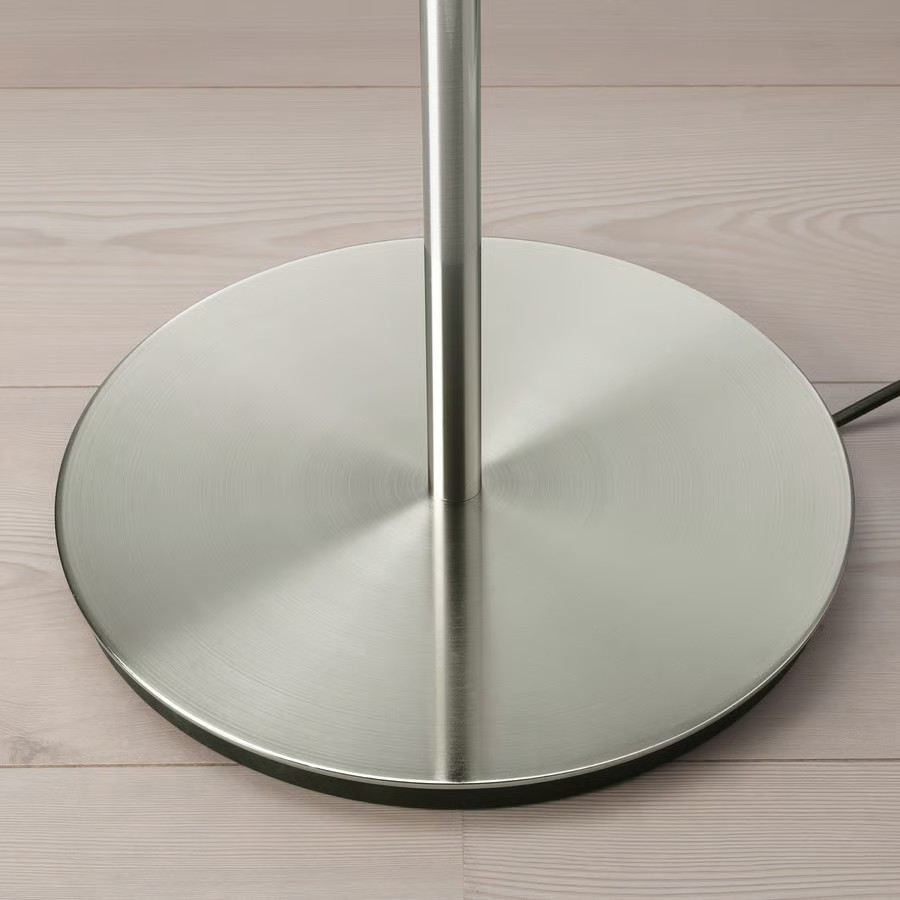 IKEA Lámpara de Pie Niquelada RINGSTA /SKAFTET (42cm)