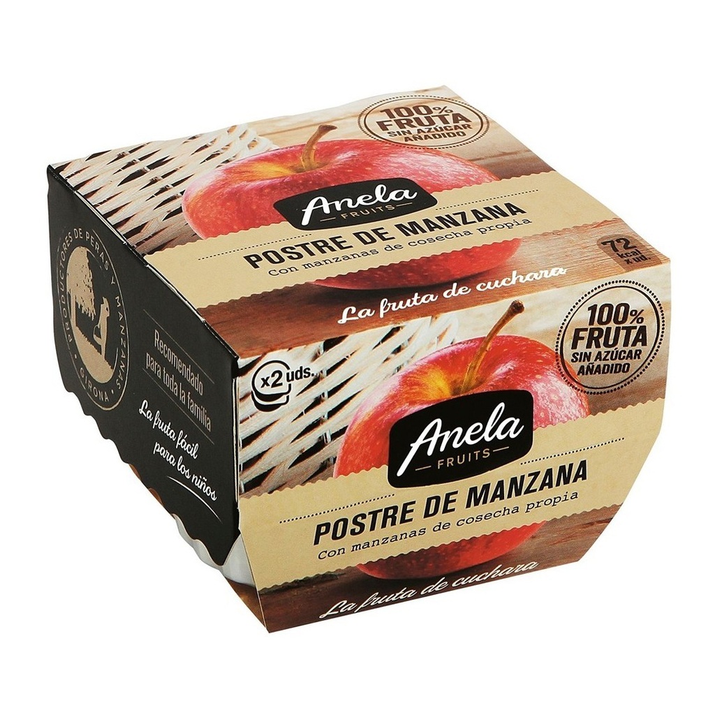 Postre de Manzana ANELA FRUITS (2 x 100g)