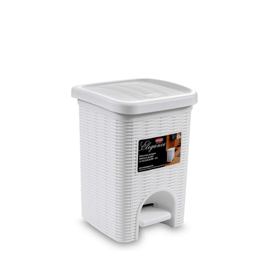 Cesto Plástico P/Basura 20L ELEGANCE STEFANPLAST