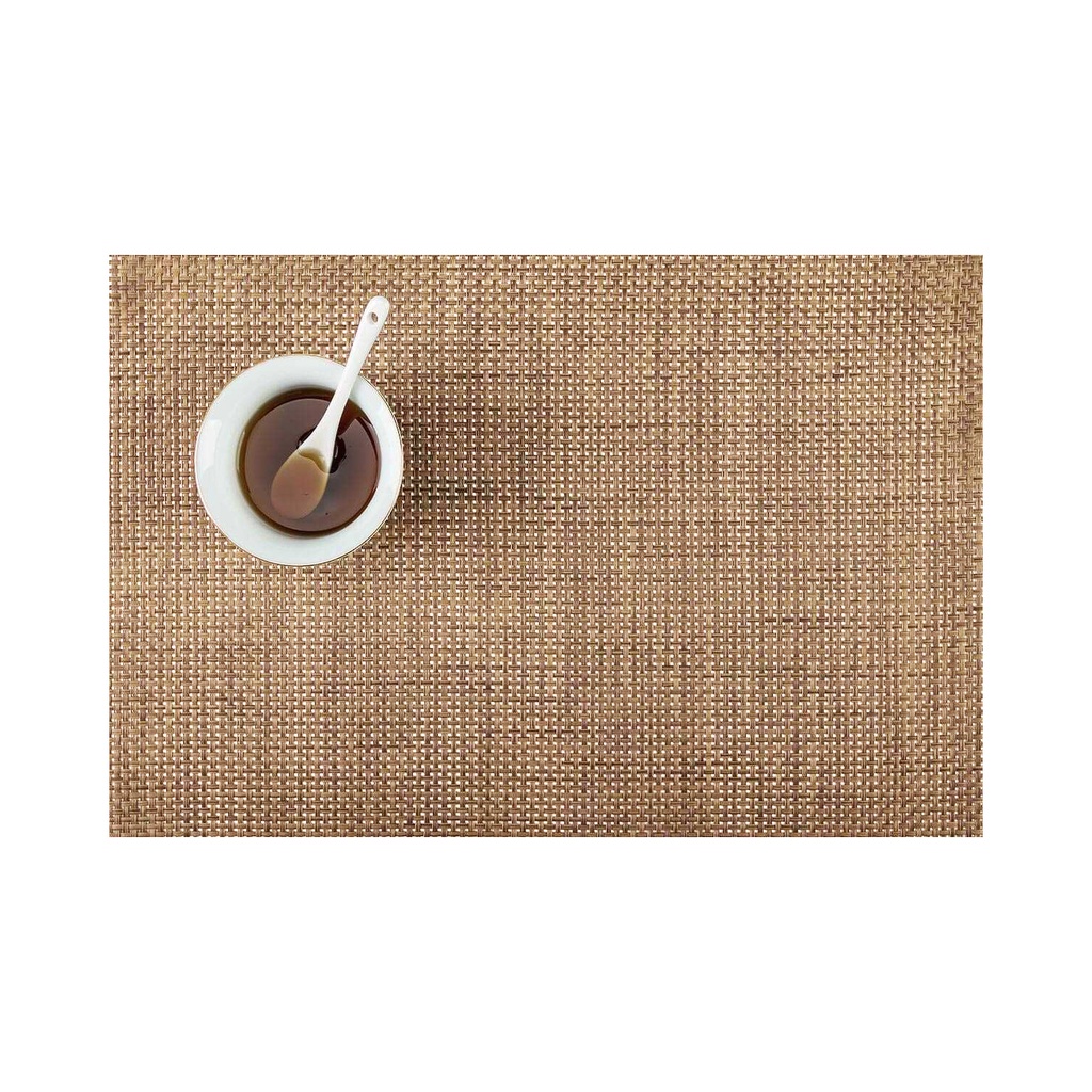 Doyle de PVC color beige tejido a cuadros 45x33cm
