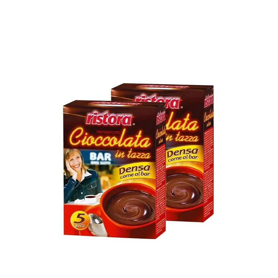 RISTORA Preparado de chocolate denso y cremoso 5x25gr