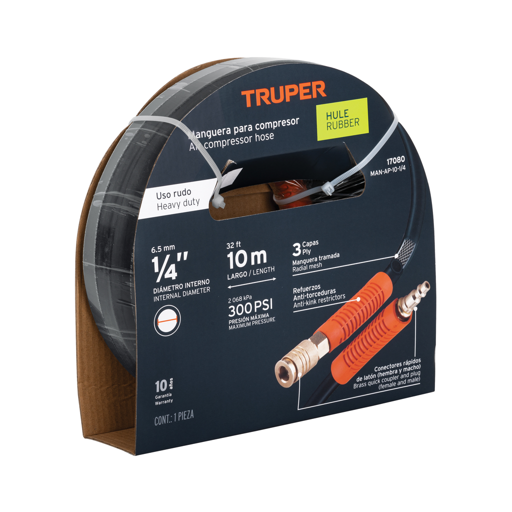 TRUPER Mangueras de hule para compresor