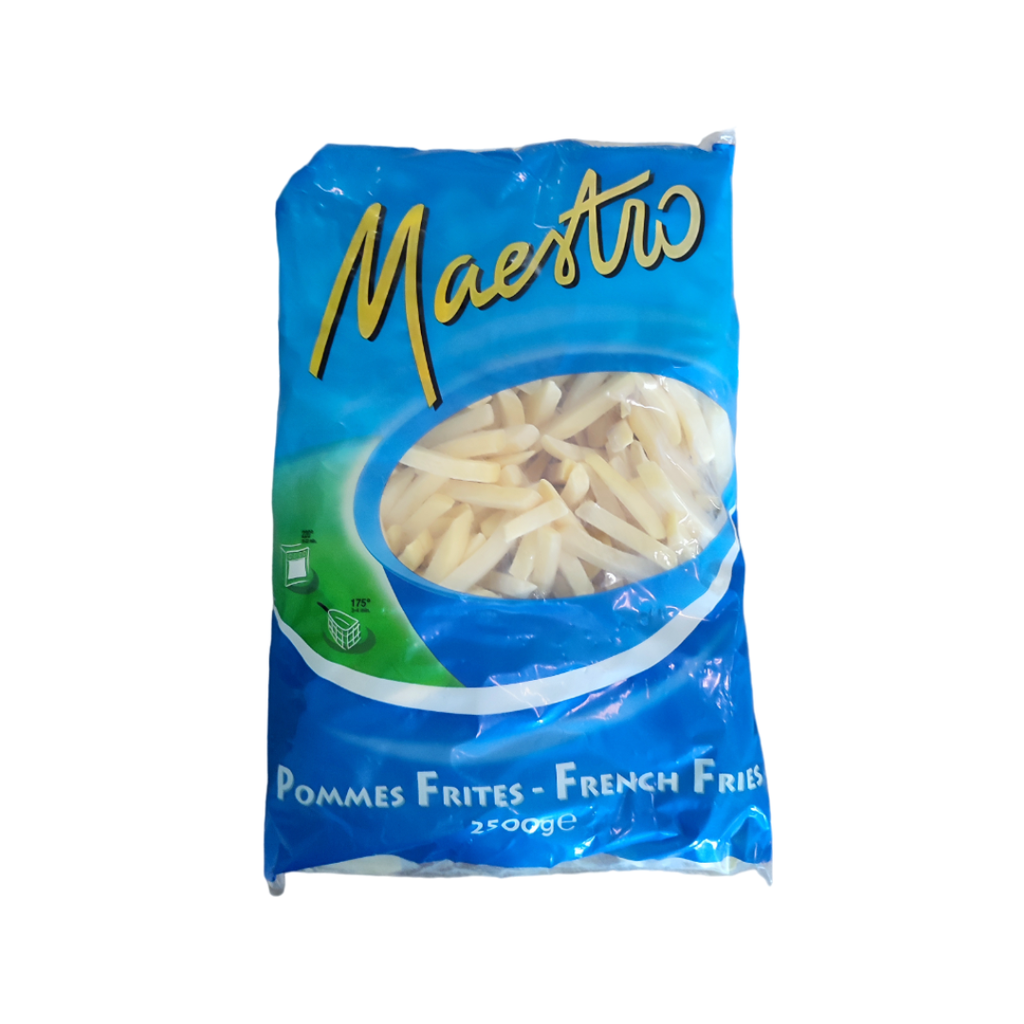 Papas Prefritas 10x10 mm MAESTRO (2.5 kg)