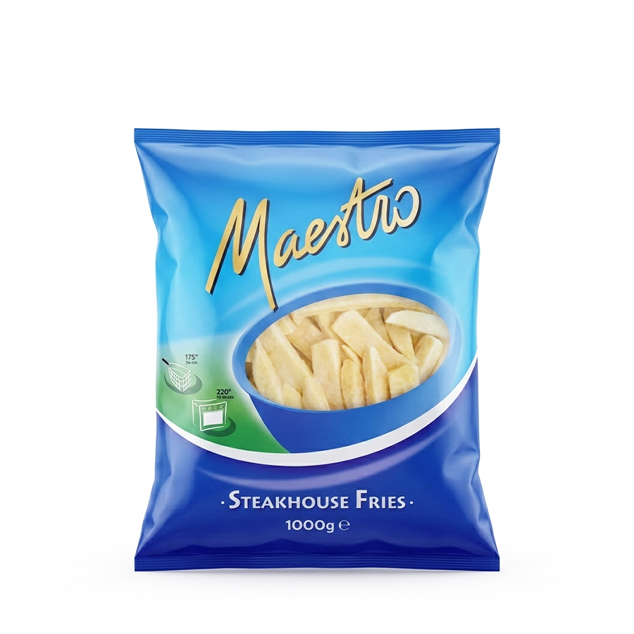 MAESTRO Papas prefritas steakhouse 10x20 mm 1kg