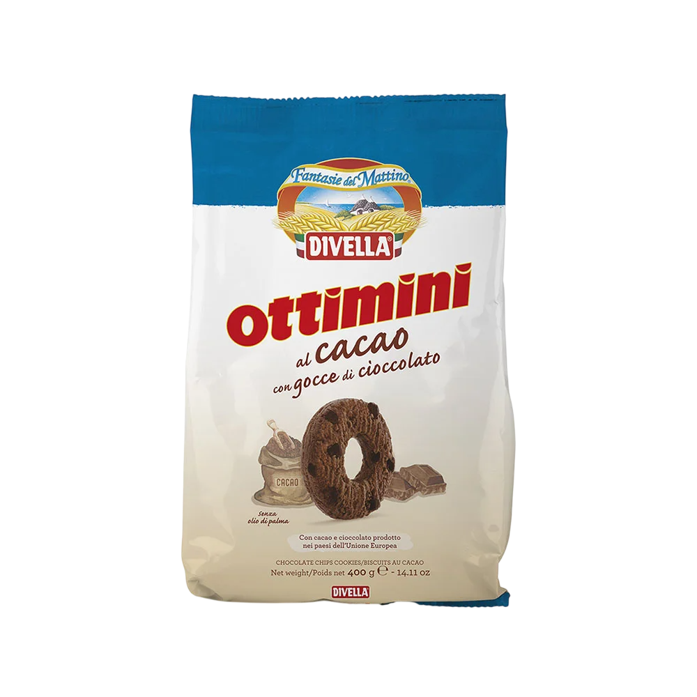 Galleta OTTIMINI al Cacao DIVELLA (400g)