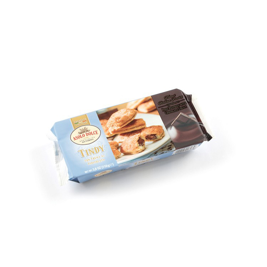 Dulce de Hojaldre Relleno C/Crema de Chocolate TINDY/ASOLO DOLCE (110g)