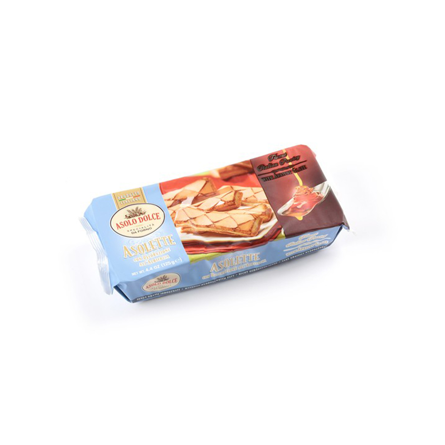 Dulce de Hojaldre C/Glaseado de Albaricoque ASOLETTE/ASOLO DOLCE (125g)