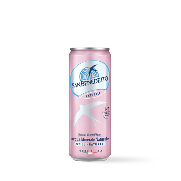Agua Mineral Natural Lata SAN BENEDETTO (330ml)