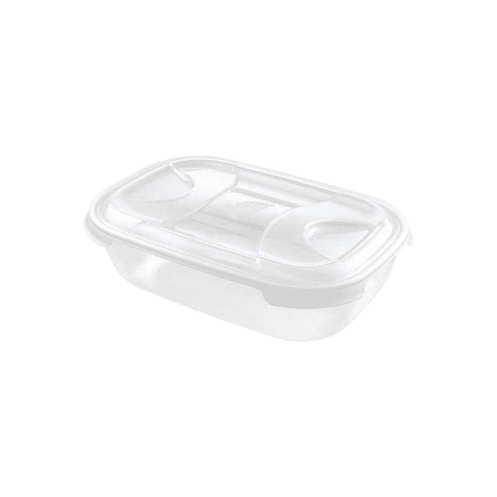 Contenedor Plástico P/Alimento Rectangular C/Tapa TONTARELLI (1.15L)