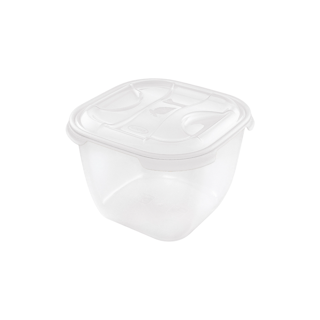 Contenedor Plástico P/Alimento Cuadrado C/Tapa TONTARELLI (3L)