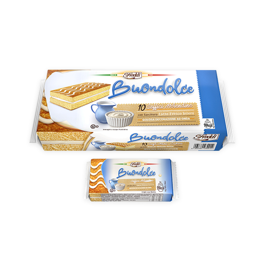 Tartitas C/Relleno de Leche FREDDI BUONDOLCE (10x25g)