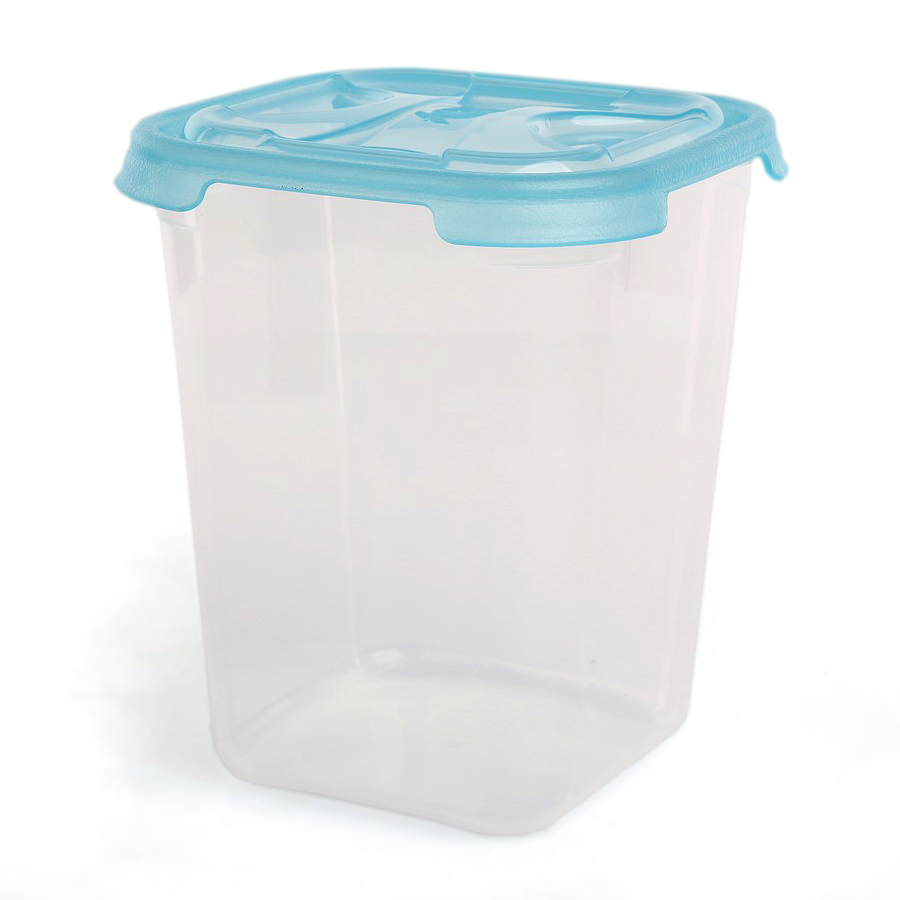 Contenedor Plástico P/Alimento Cuadrado C/Tapa NUVOLA TONTARELLI (4.75L)