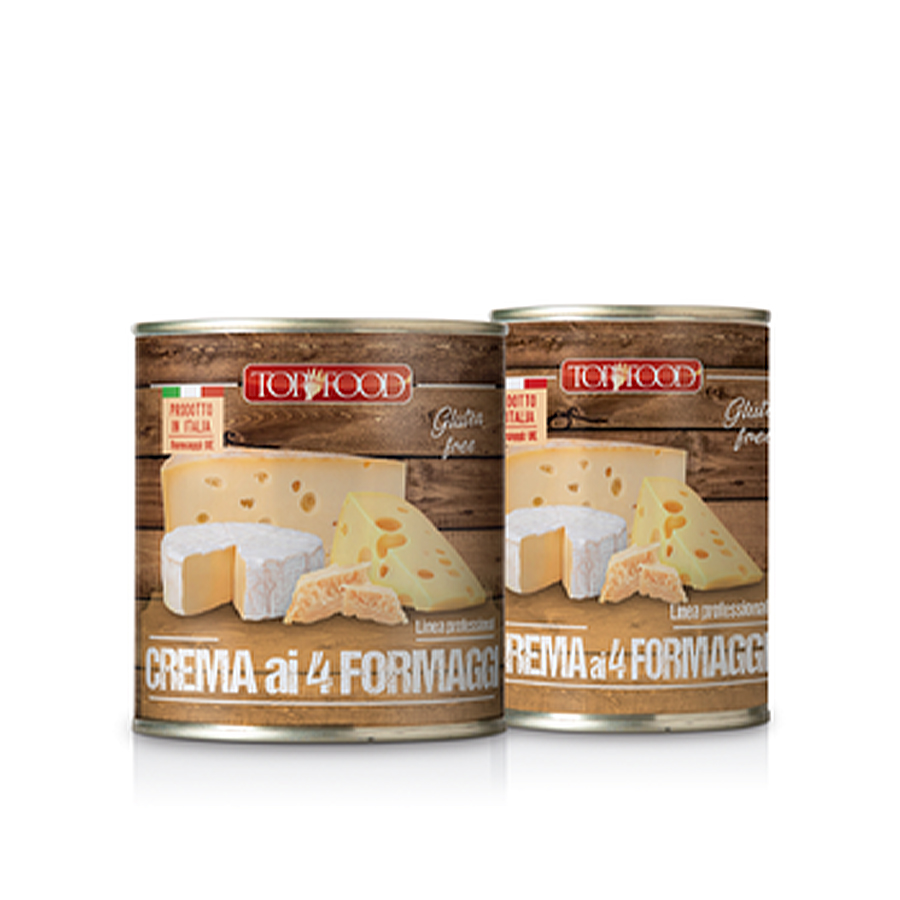 Salsa 4 Quesos TOP FOOD/MUCHO GUSTO (800gr)