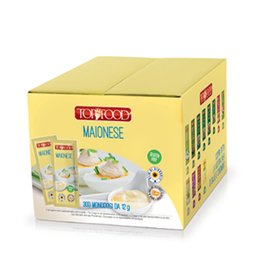 Mayonesa Minidosis TOP FOOD/MUCHO GUSTO (12g)
