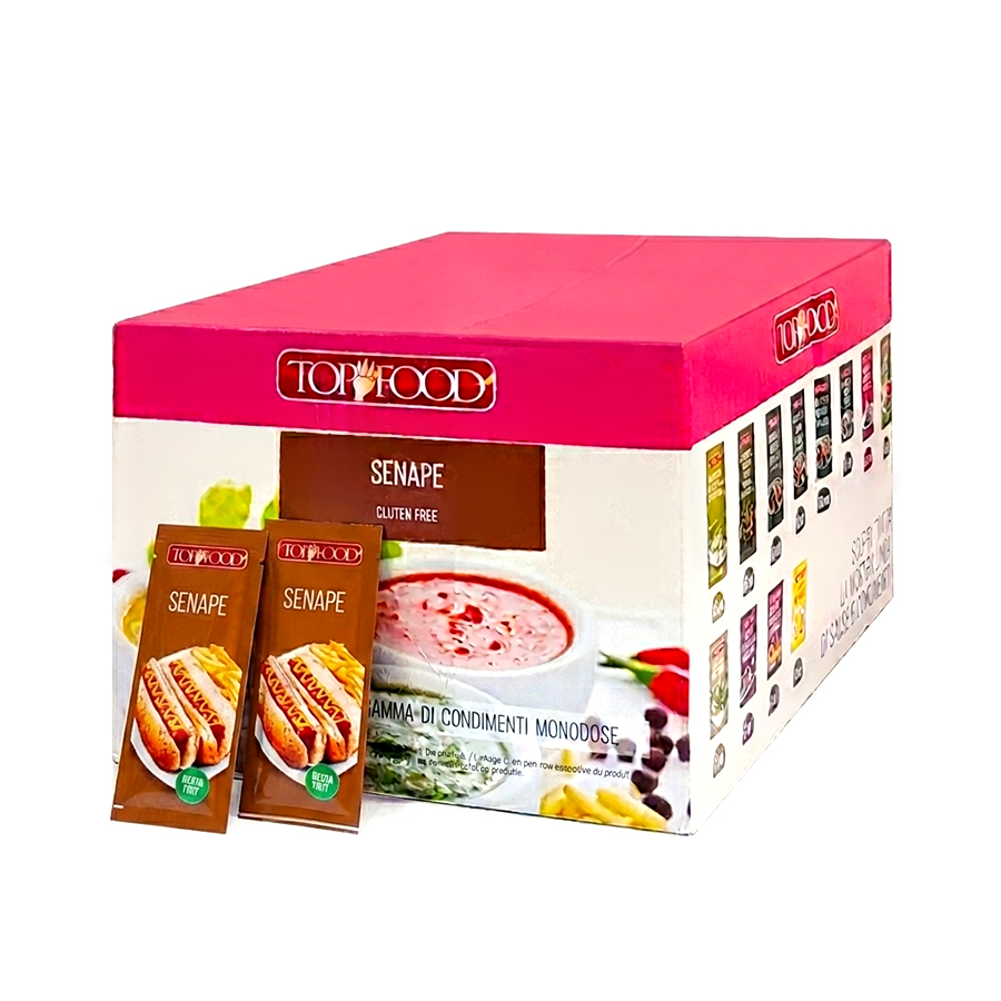 Mostaza Minidosis (12gr) TOP FOOD/MUCHO GUSTO