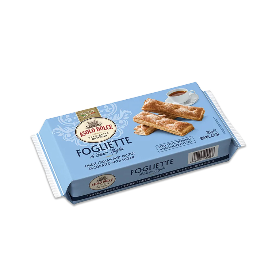 Dulce de Hojaldre FOGLIETTE ASOLO DOLCE (125gr)