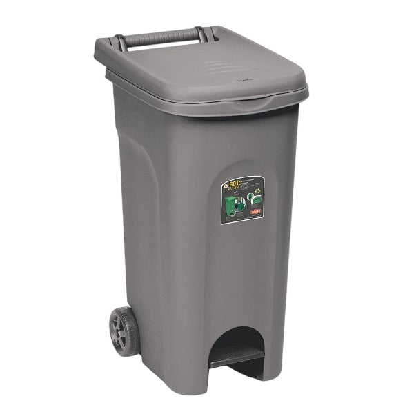 Contenedor P/Basura 80L Ecosistema Urbano STEFANPLAST