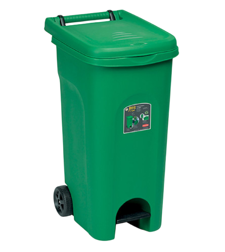 Contenedor P/Basura 80L Ecosistema Urbano STEFANPLAST