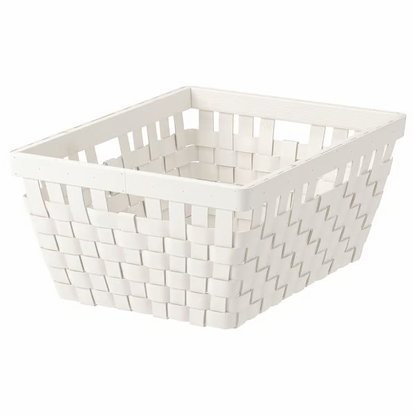 IKEA Cesta Color Blanco (38x29x16cm) KNARRA