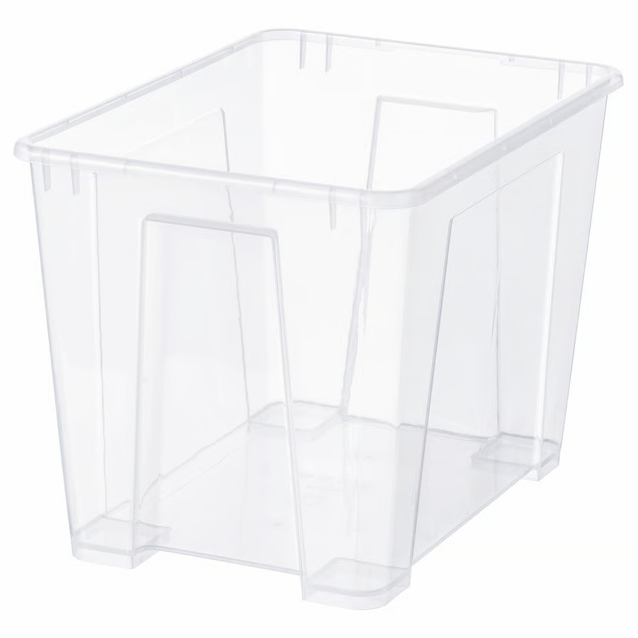 IKEA Caja Transparente (39x28x28cm) 22L SAMLA