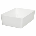 IKEA Caja Color Blanco (18x26x8cm) KUGGIS