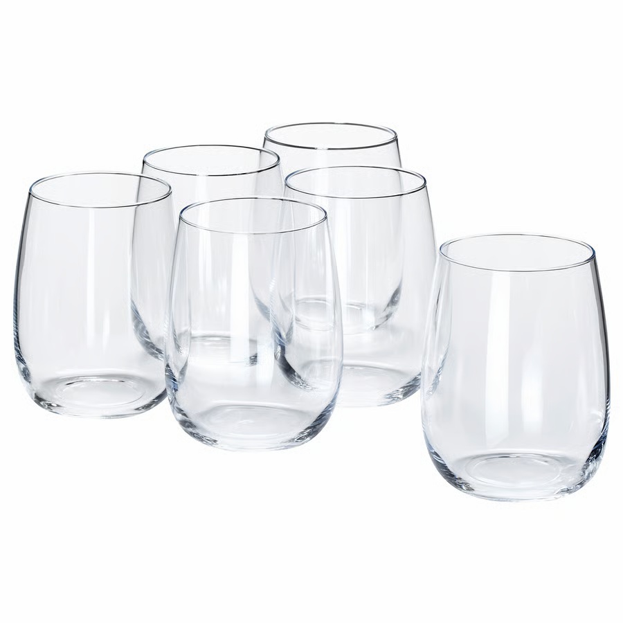 IKEA Vaso Vidrio Incoloro (37cl)/6ud STORSINT