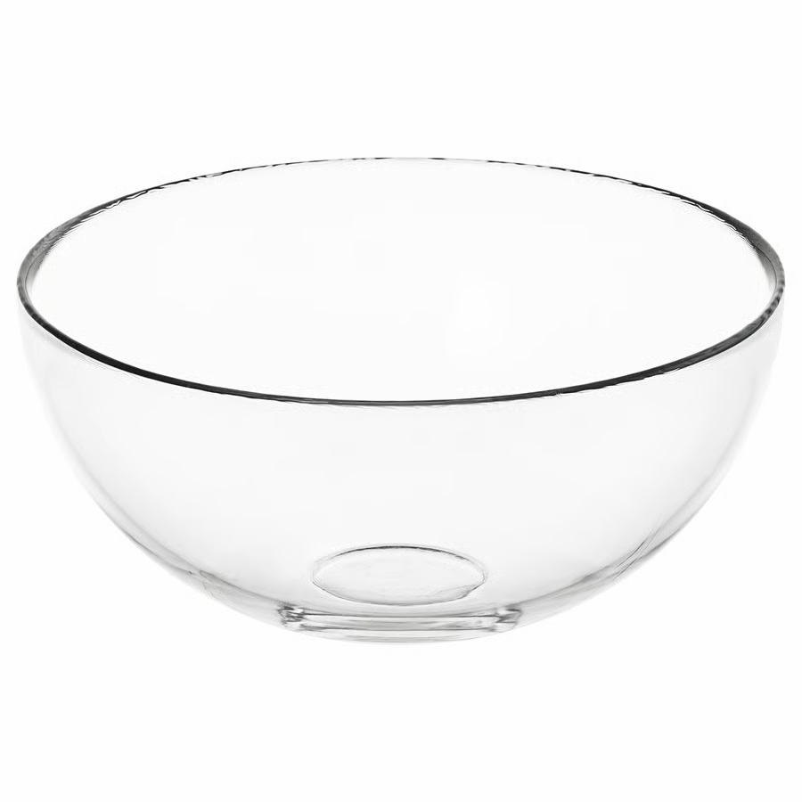 IKEA Bol Ensaladera de Vidrio (20cm) BLANDA