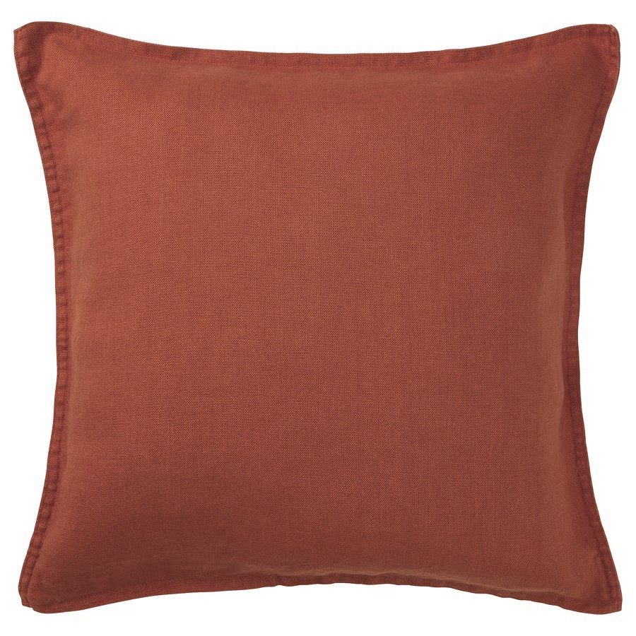 IKEA Funda de Cojín Marrón Rojizo (50x50cm) DYTÅG