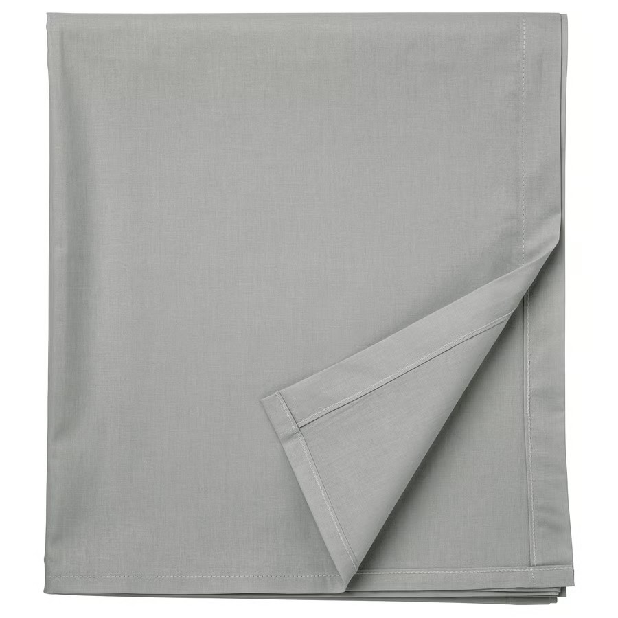 IKEA Sábana Gris Claro (150x260cm) DVALA
