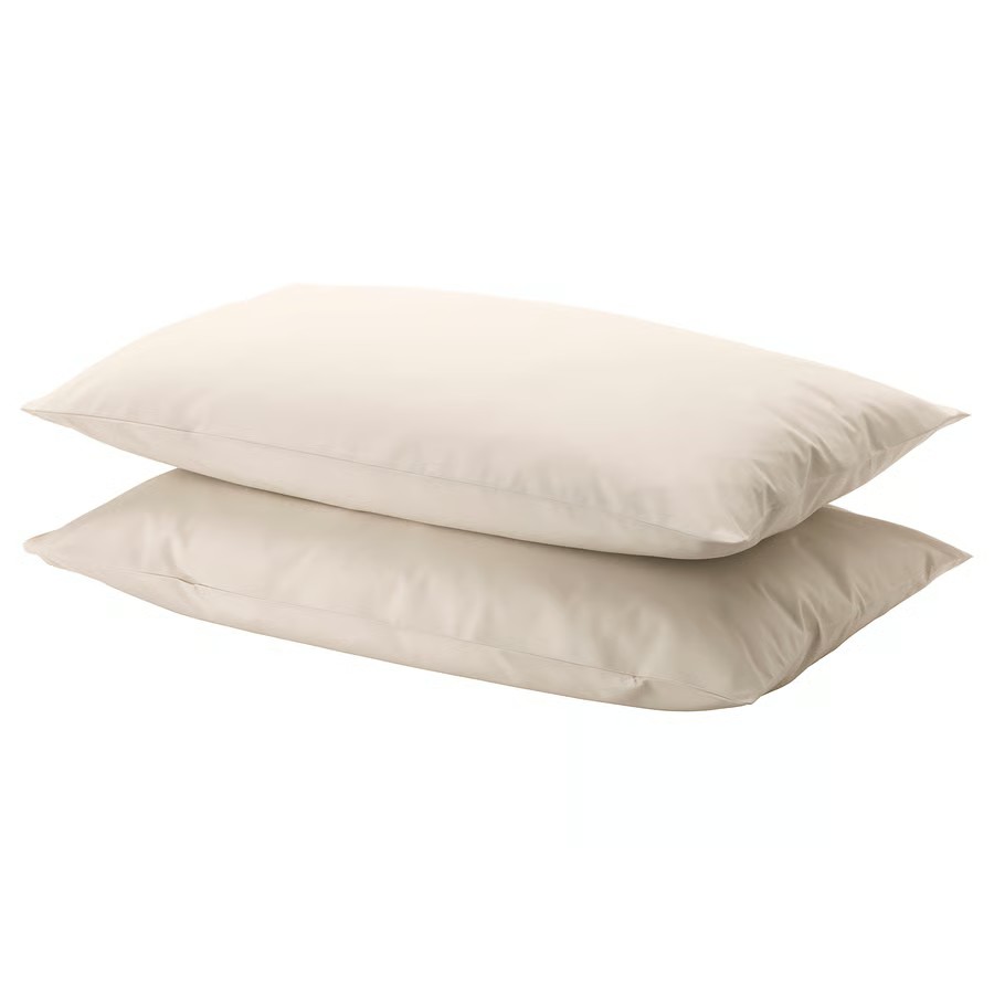 IKEA Funda P/Almohada Beige (40x90cm)/2ud DVALA