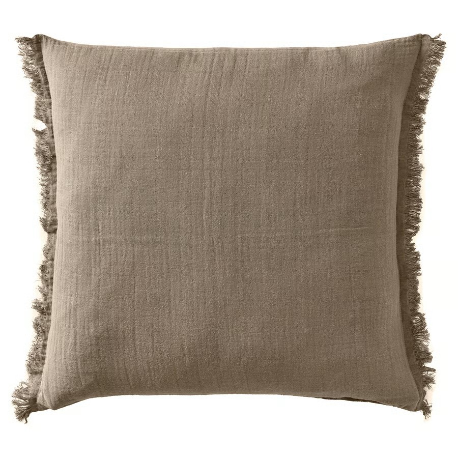 IKEA Funda de Cojín Marrón Grisáceo (50x50cm) VALLKRASSING