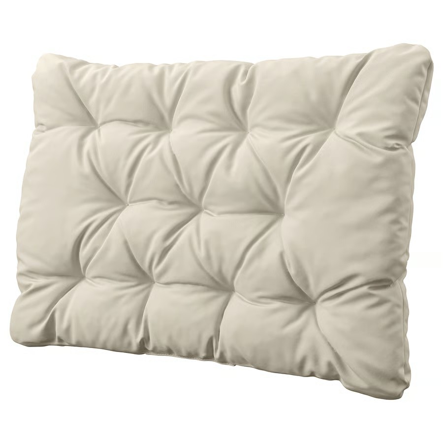 IKEA Cojín Respaldo de Exterior, Beige Grisáceo (62x44cm) KUDDARNA