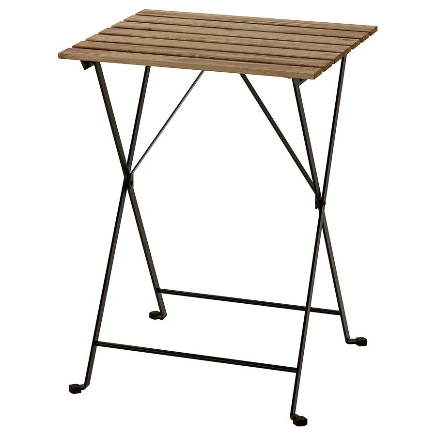 IKEA Mesa Jardín Negro/Tinte Marrón Claro (55x54cm) TÄRNÖ