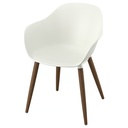 IKEA Silla C/Reposabrazos Blanco GRÖNSTA