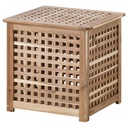 IKEA Mesa Auxiliar Acacia (50x50cm) HOL