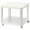 IKEA TINGBY Mesa auxiliar con ruedas blanca 50x50cm