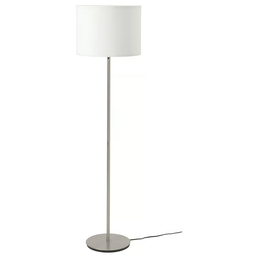 IKEA Lámpara de Pie Niquelada RINGSTA /SKAFTET (42cm)