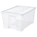 IKEA Caja C/Tapa Transparente SAMLA /45L (56x39x28cm)