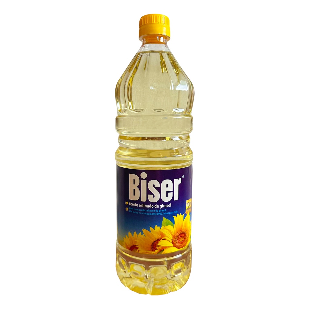 Aceite Vegetal de Girasol BISER (1L)