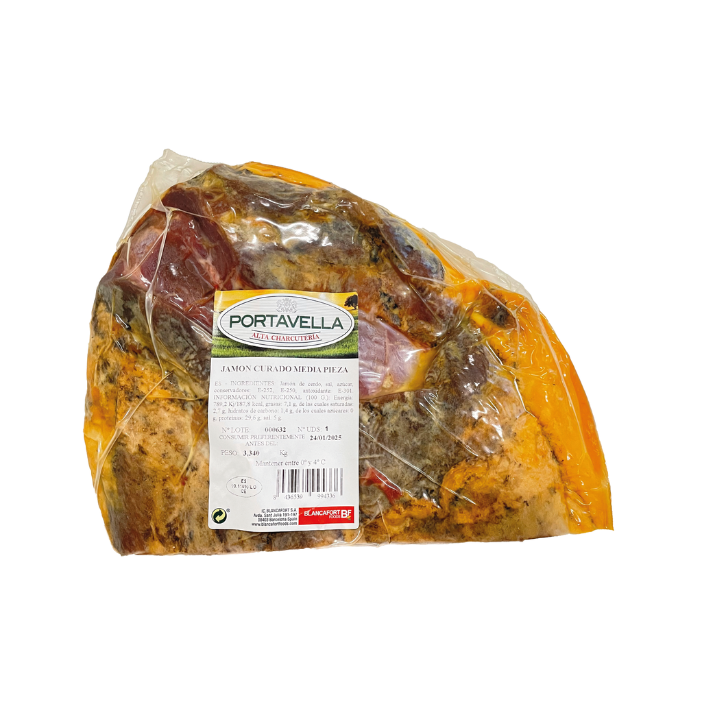 Jamón Serrano Media Pieza PORTAVELLA (3kg aprox.)