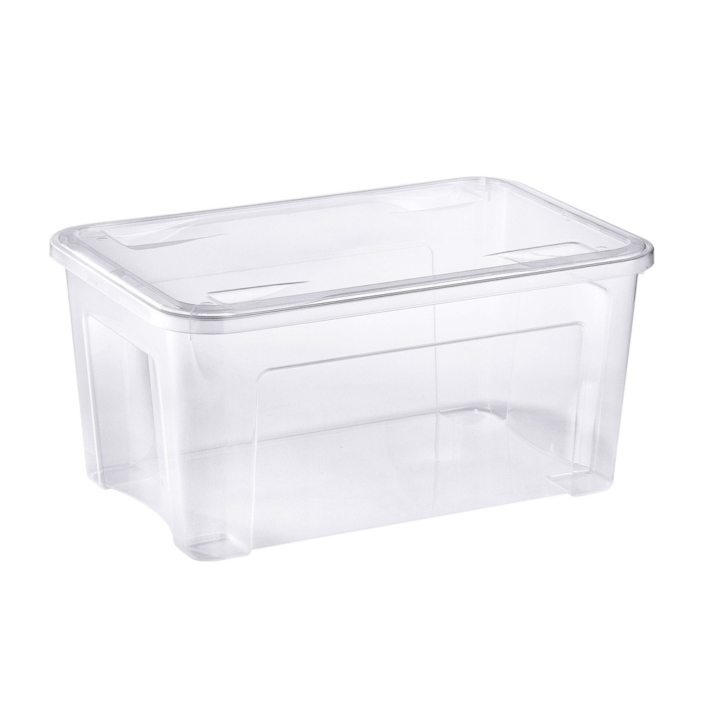 Caja Plástica Traslúcida C/Tapa 43L COMBI TONTARELLI