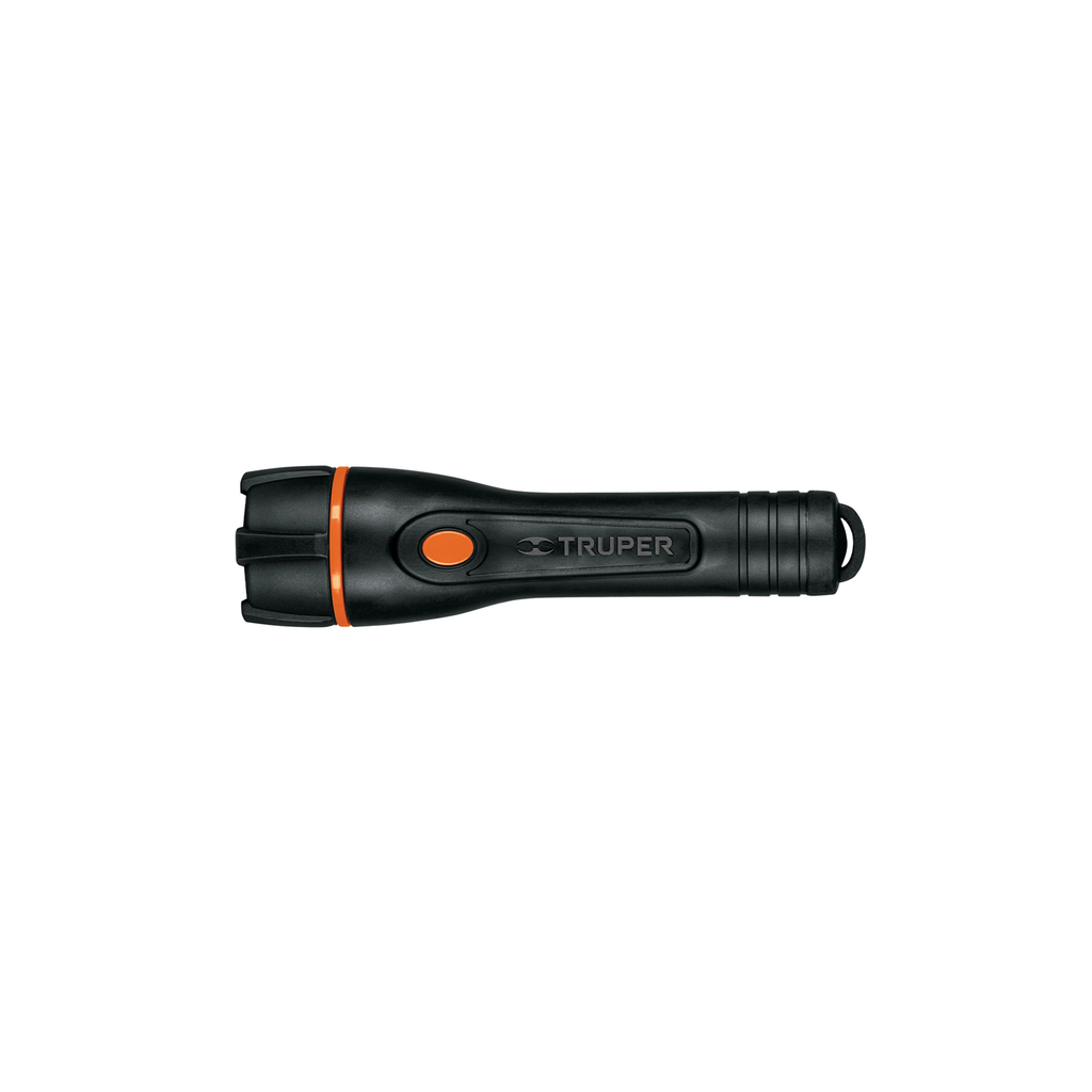 Linterna plástica 1 LED 80 lm con 2 pilas AA, Truper