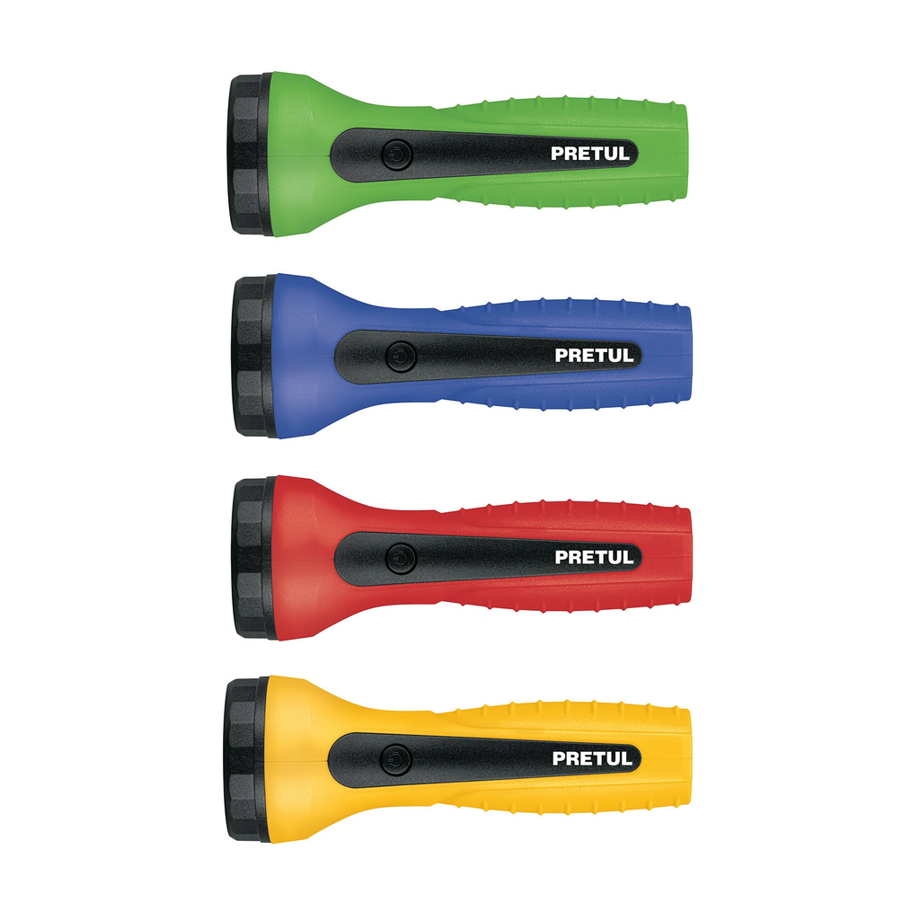 Linterna plástica de LED, 60 lm, recargable a granel, PRETUL