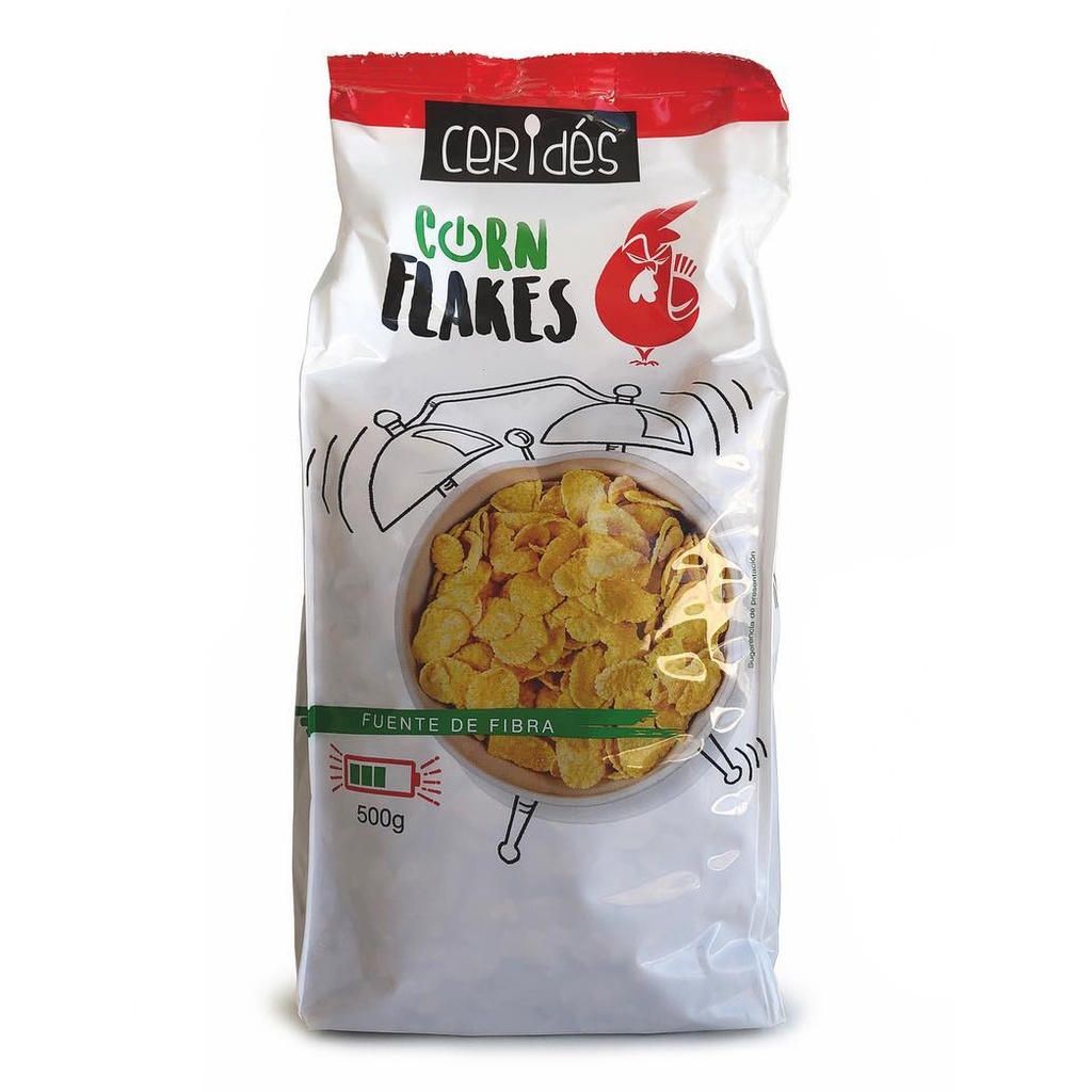 Cereal Corn Flakes con Gluten CERIDÉS (500g)