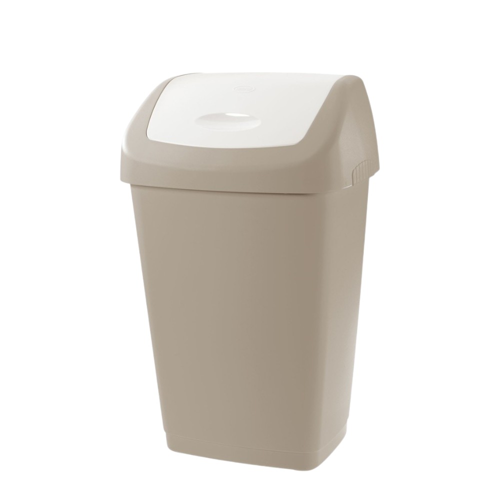 Cubo Plástico C/Tapa Abatible AURORA TONTARELLI (50L)