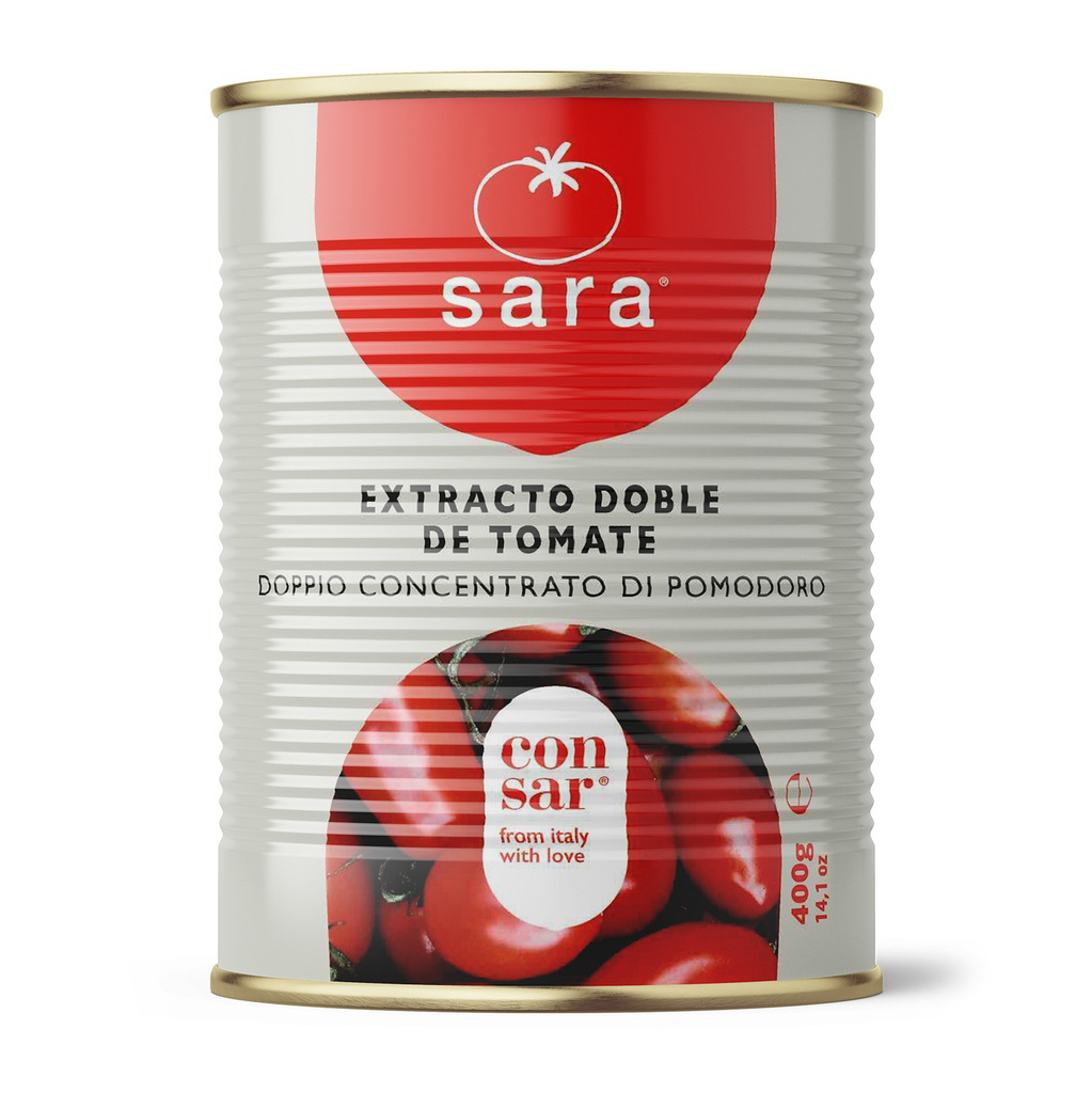 Doble Concentrado de Tomate 28/30% SARA (800g) (con abrefácil)