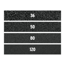 Lijas de esmeril, negras