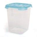 Contenedor Plástico P/Alimento Cuadrado C/Tapa NUVOLA TONTARELLI (4.75L)