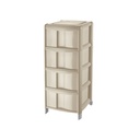 Organizador Plástico de 4 Gavetas BAMBÚ TONTARELLI